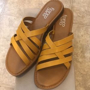 FrancoSarto- Flat sandals Light Camel Orange “Graceleigh”